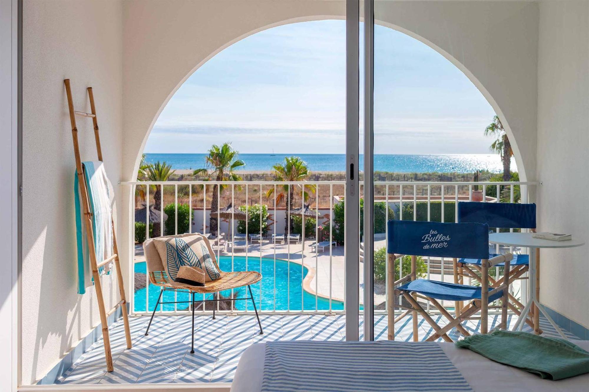 Les Bulles De Mer - Hotel & Spa Sur La Plage Saint-Cyprien  Ngoại thất bức ảnh
