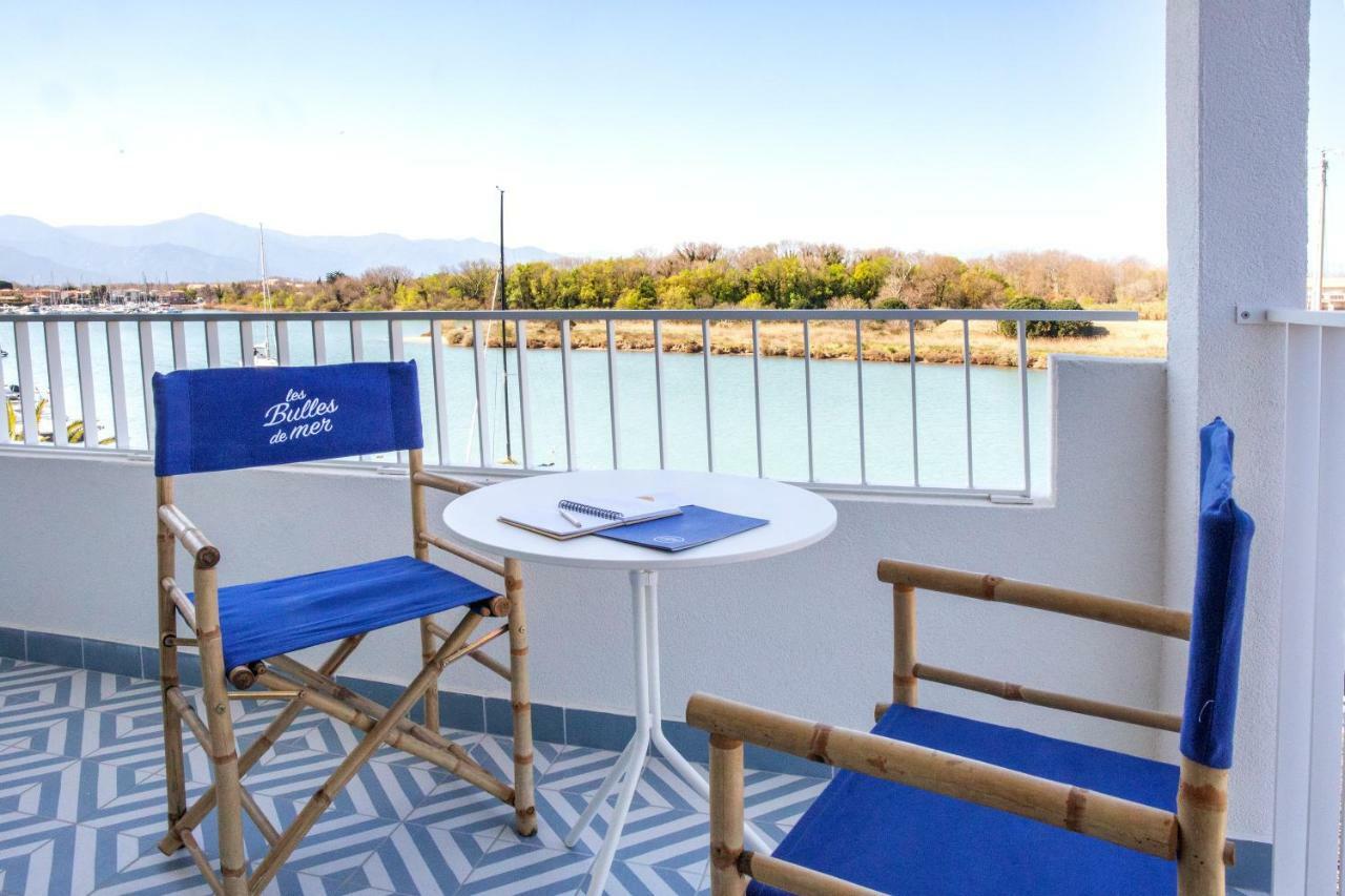 Les Bulles De Mer - Hotel & Spa Sur La Plage Saint-Cyprien  Ngoại thất bức ảnh