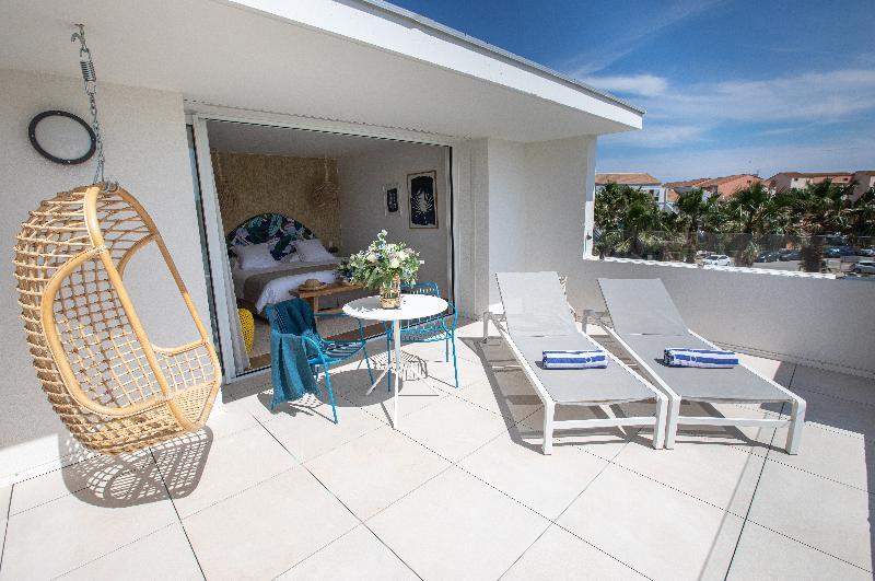 Les Bulles De Mer - Hotel & Spa Sur La Plage Saint-Cyprien  Ngoại thất bức ảnh